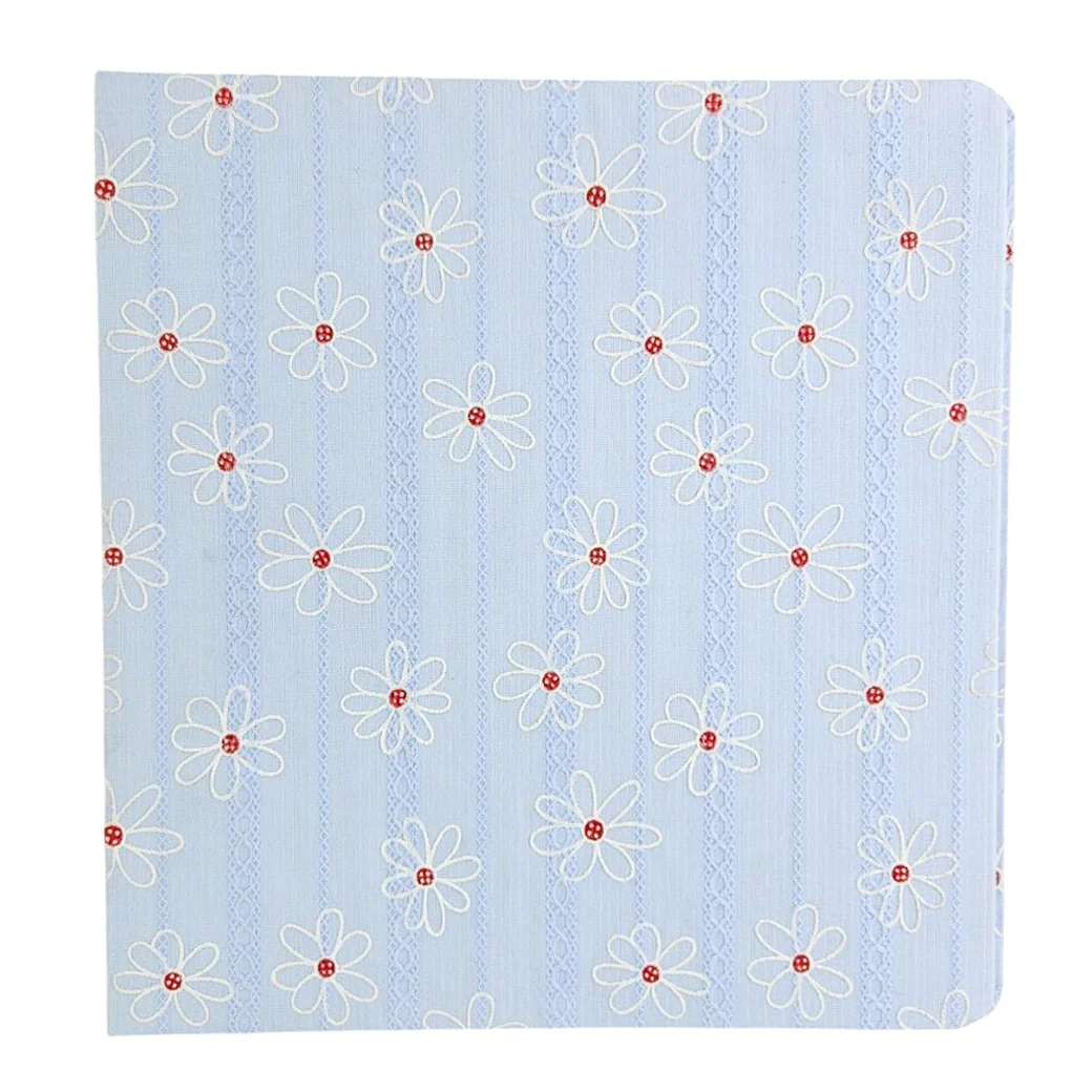 ปกอัลบั้มผ้าลาย BLUE FLOWER