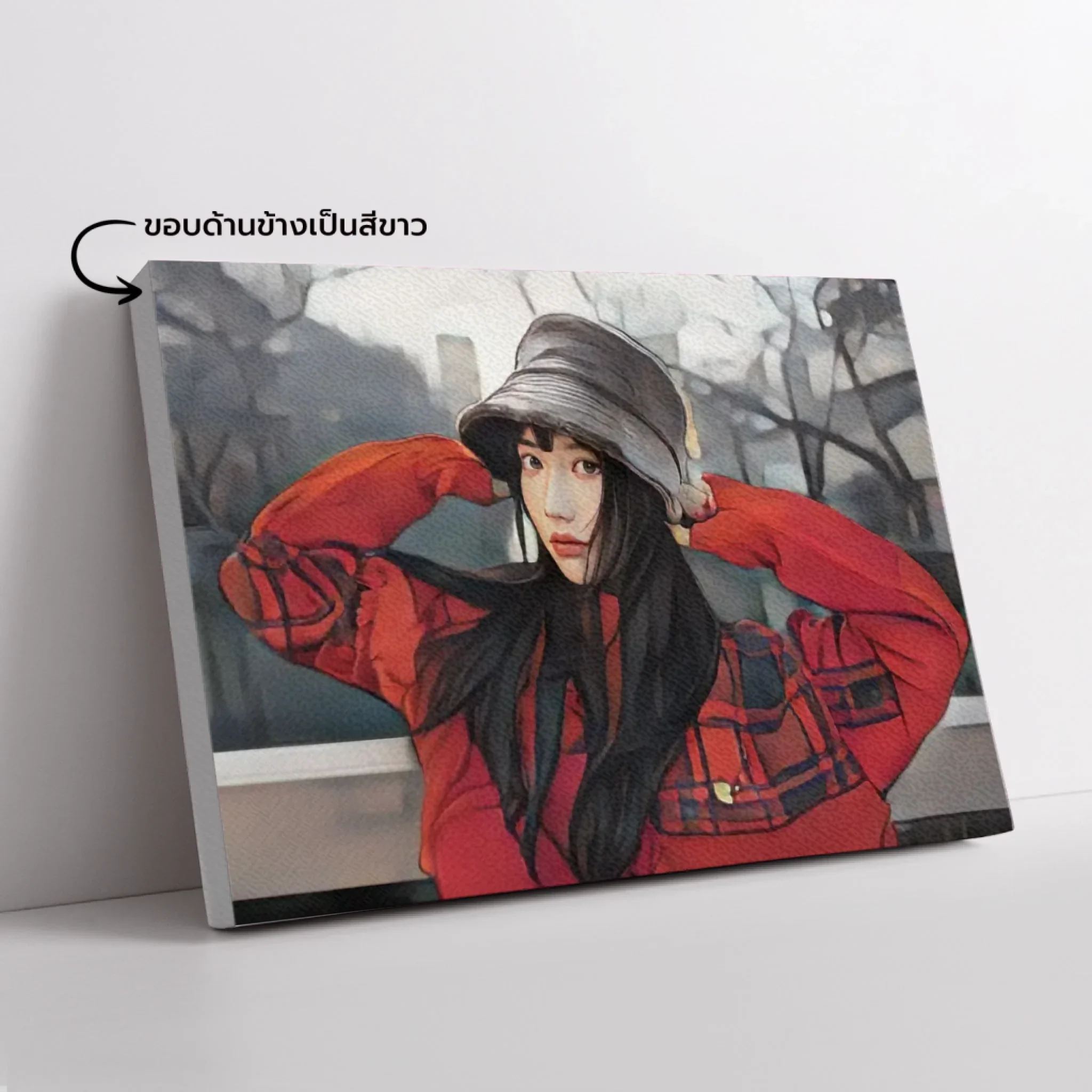 CANVAS LANDSCAPE - ขอบขาว