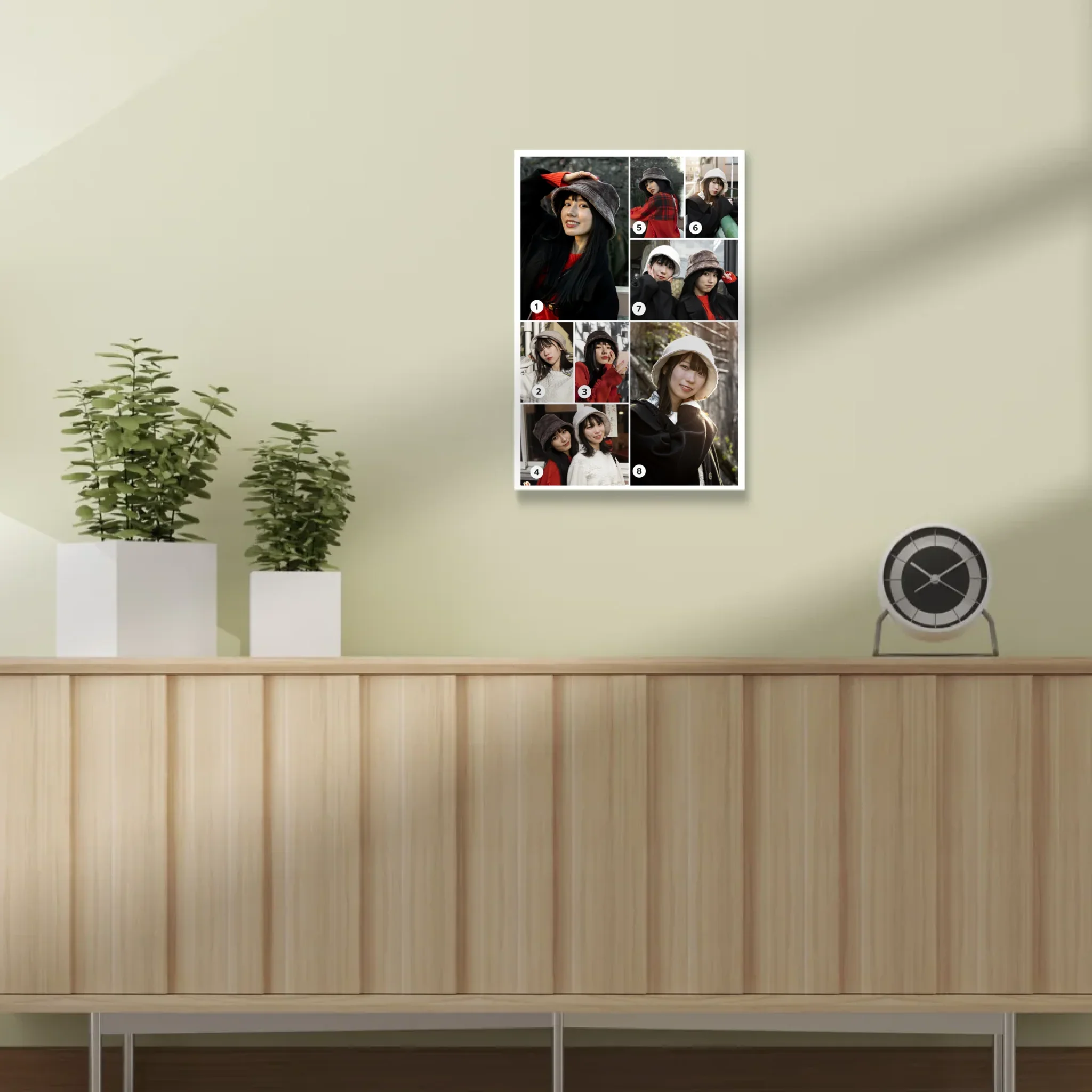 กรอบลอย PORTRAIT แนวตั้ง แบบ 8 รูป - Image 10