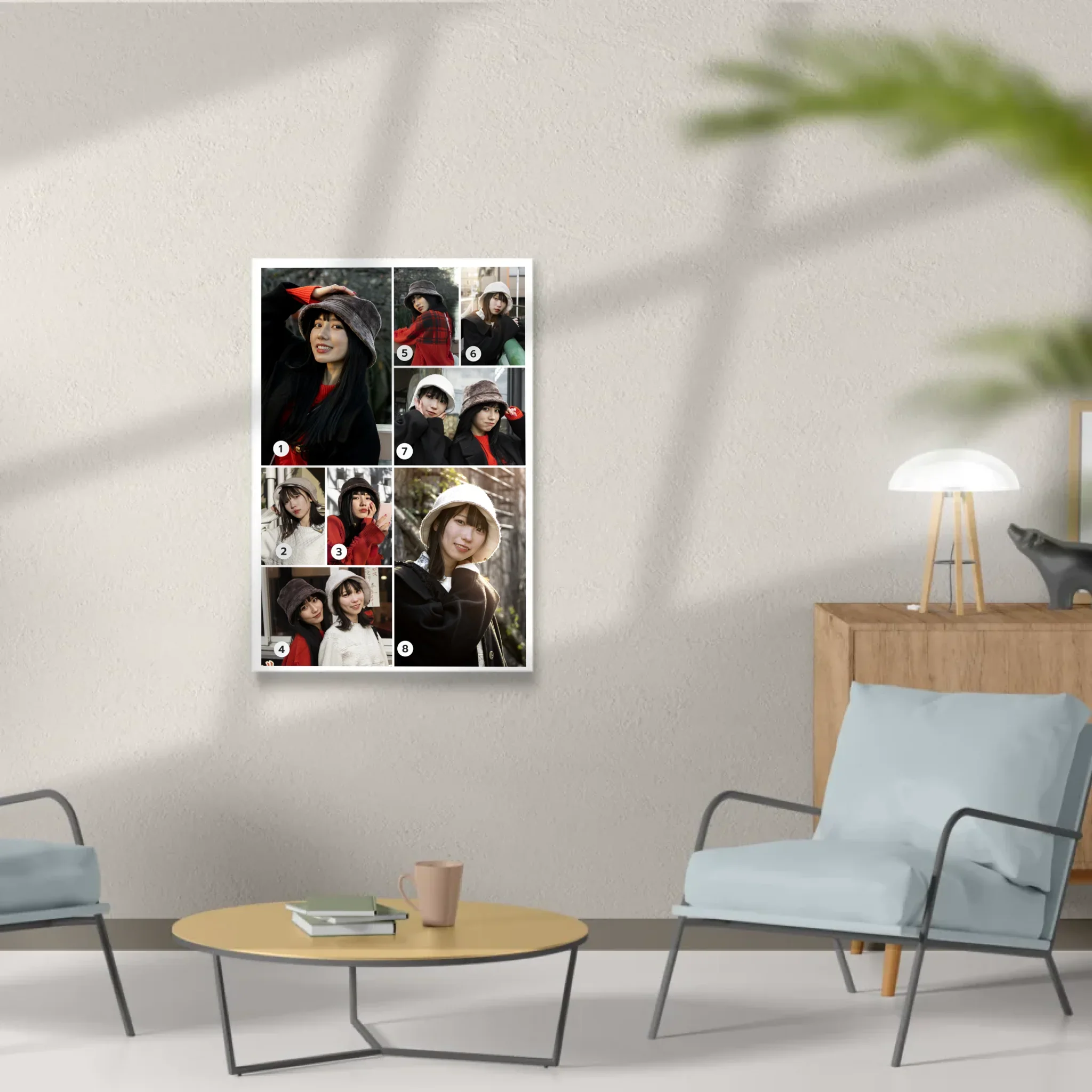 กรอบลอย PORTRAIT แนวตั้ง แบบ 8 รูป - Image 12