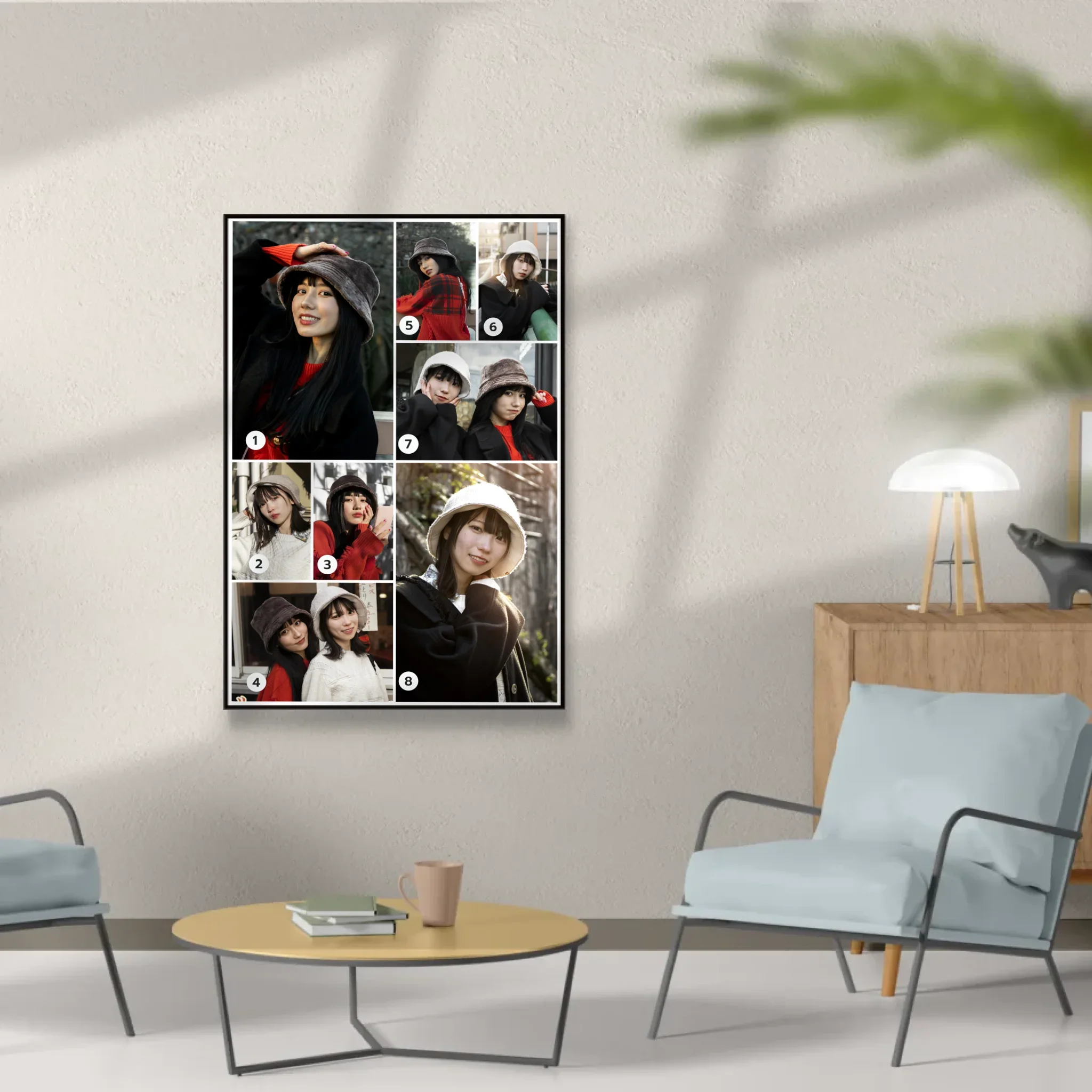 กรอบลอย PORTRAIT แนวตั้ง แบบ 8 รูป - Image 13