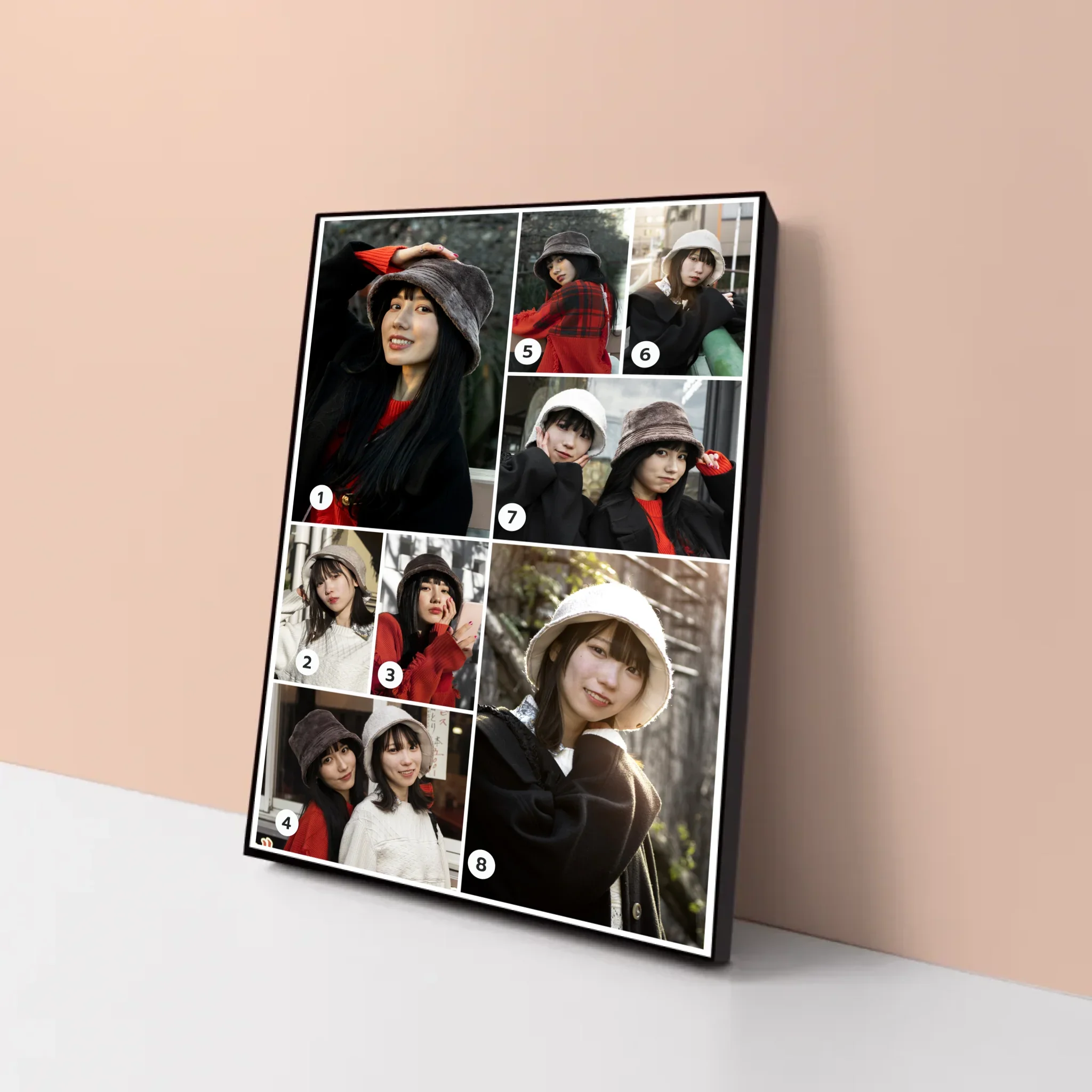 กรอบลอย PORTRAIT แนวตั้ง แบบ 8 รูป - Image 3