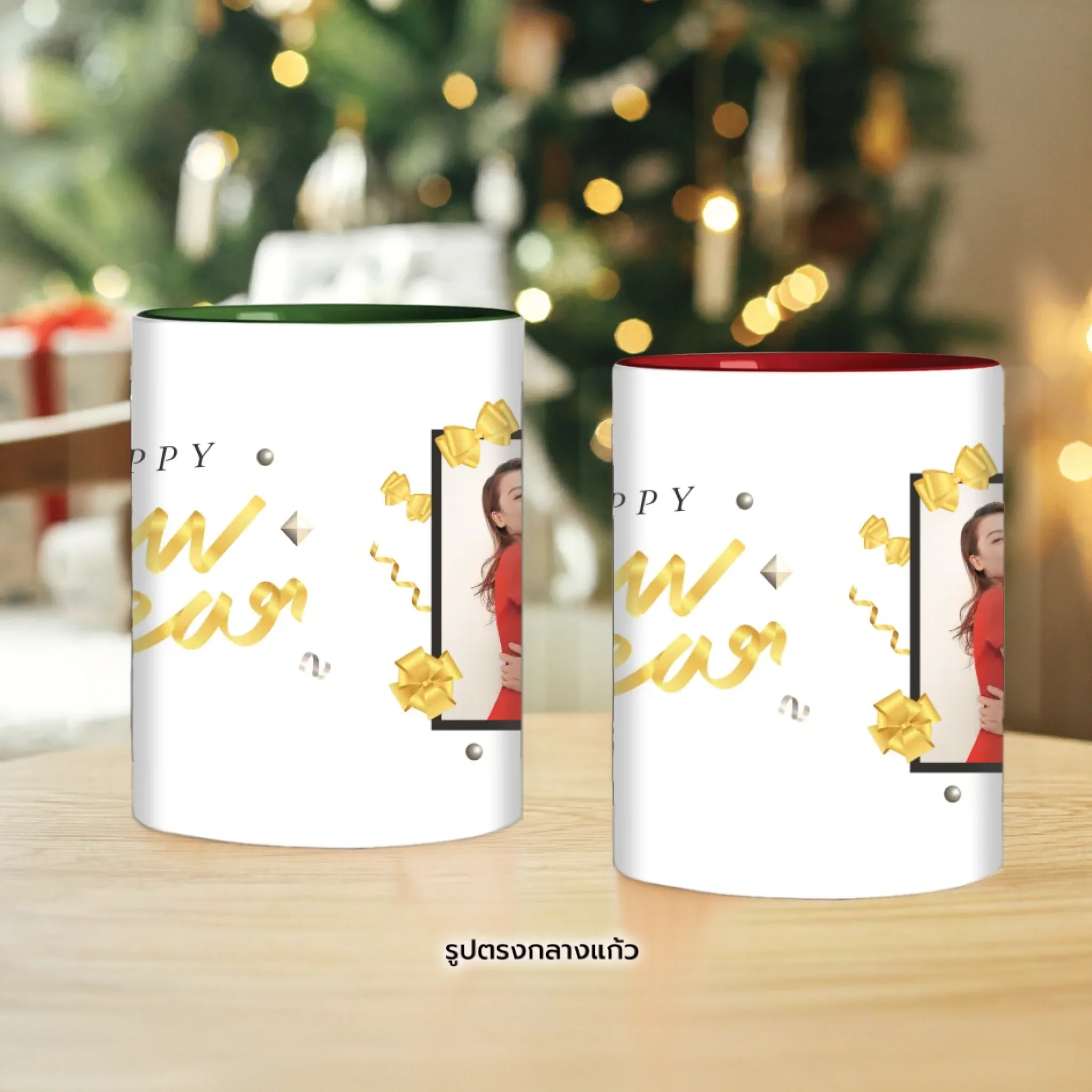 Gift Set - Mugคู่ Christmas&Happy New Year 02 - Image 3