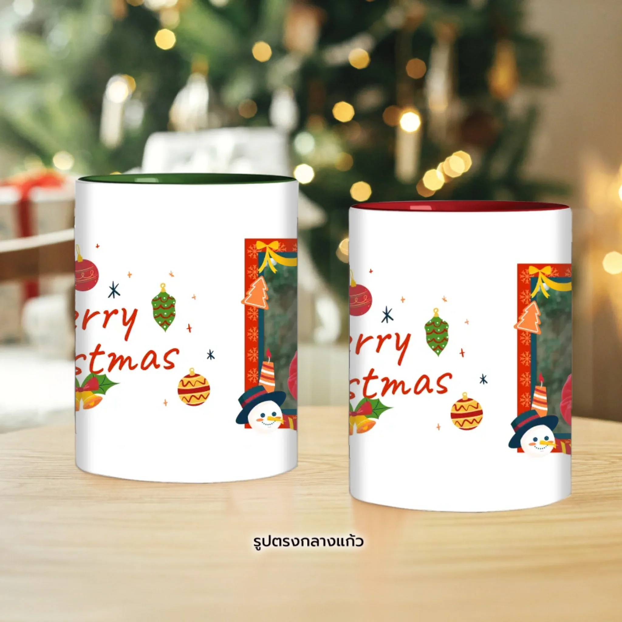Gift Set - Mugคู่ Christmas&Happy New Year 09 - Image 3