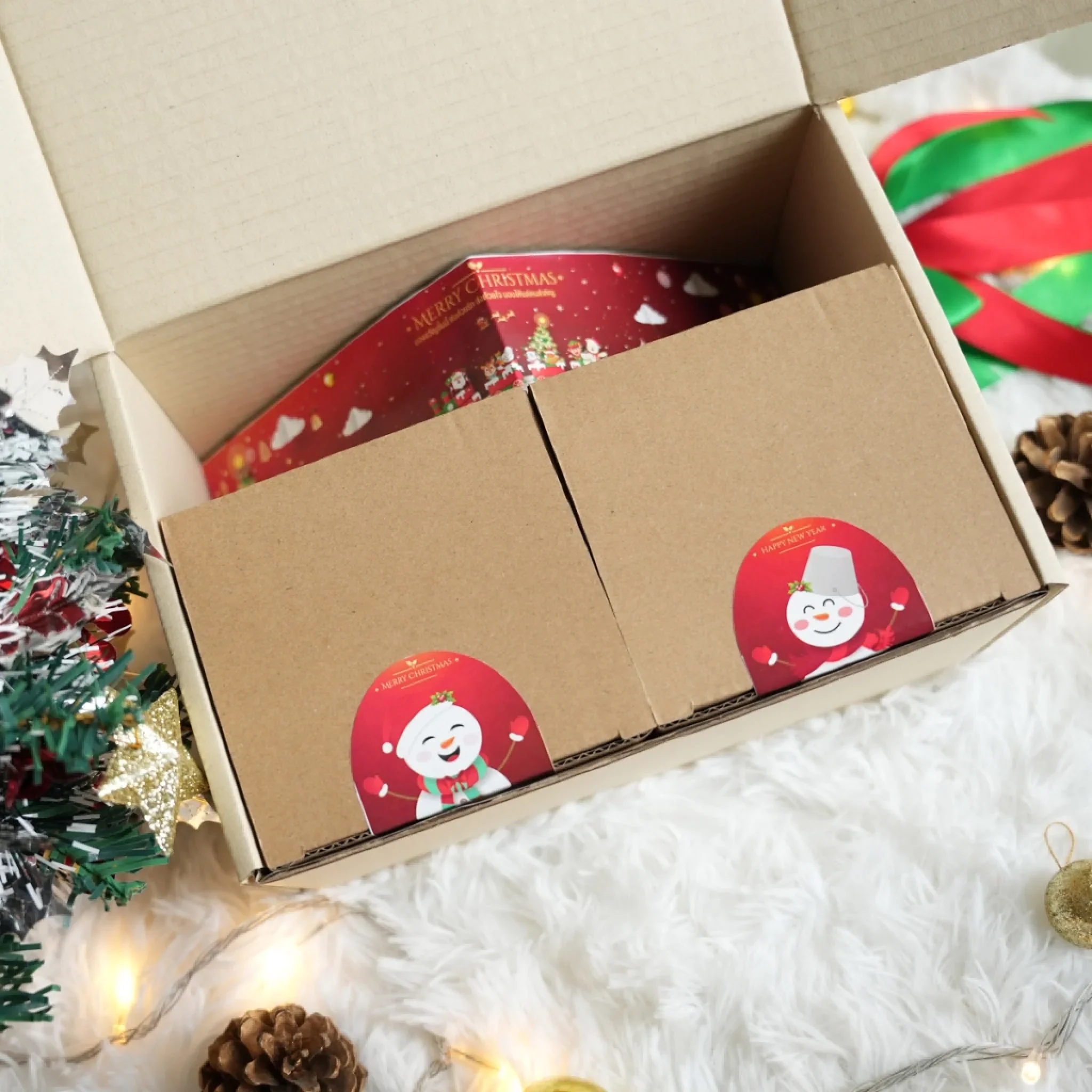 Gift Set - Mugคู่ Christmas&Happy New Year 09 - Image 5